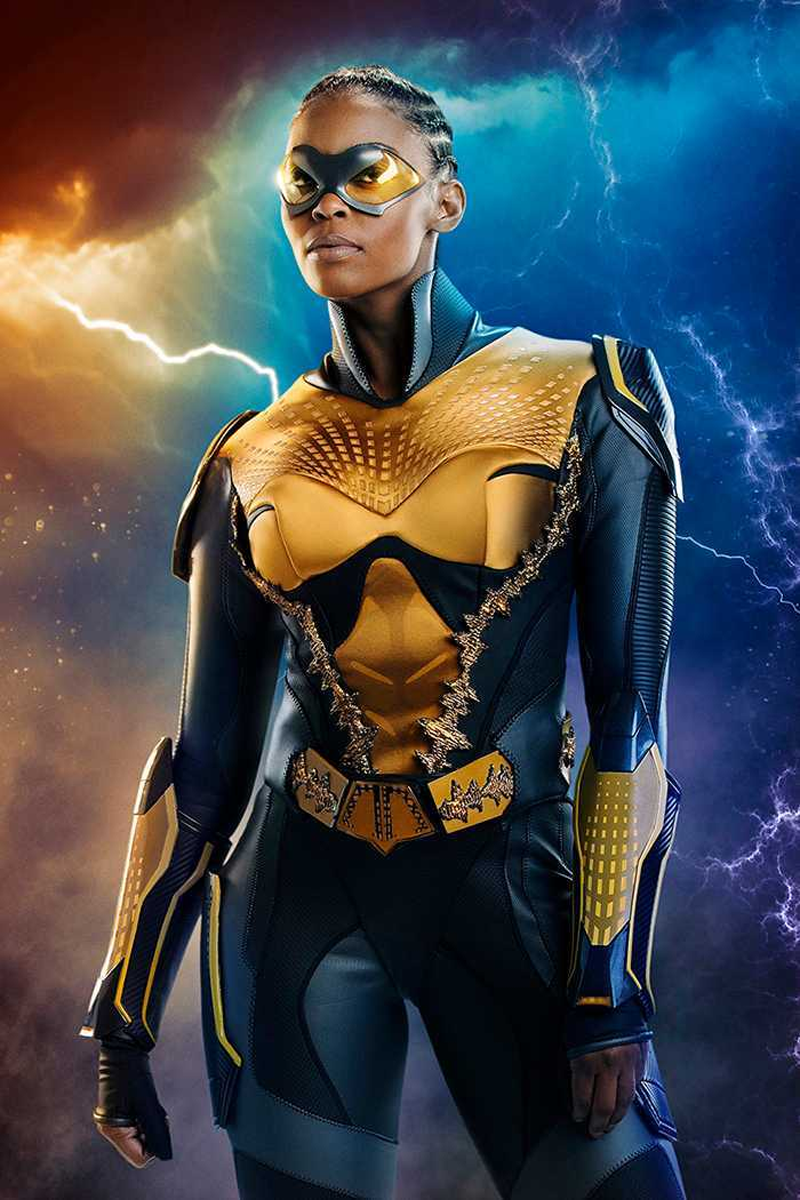 Illustration for article titled Here's Your First Look at Black Lightning's Superpowered Daughter, Thunder